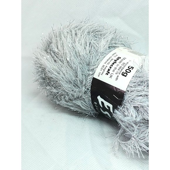Stylecraft Eskimo Double Knitting 50g Platinum Dye 5502 Metalized Polyester Yarn - Picture 2 of 15